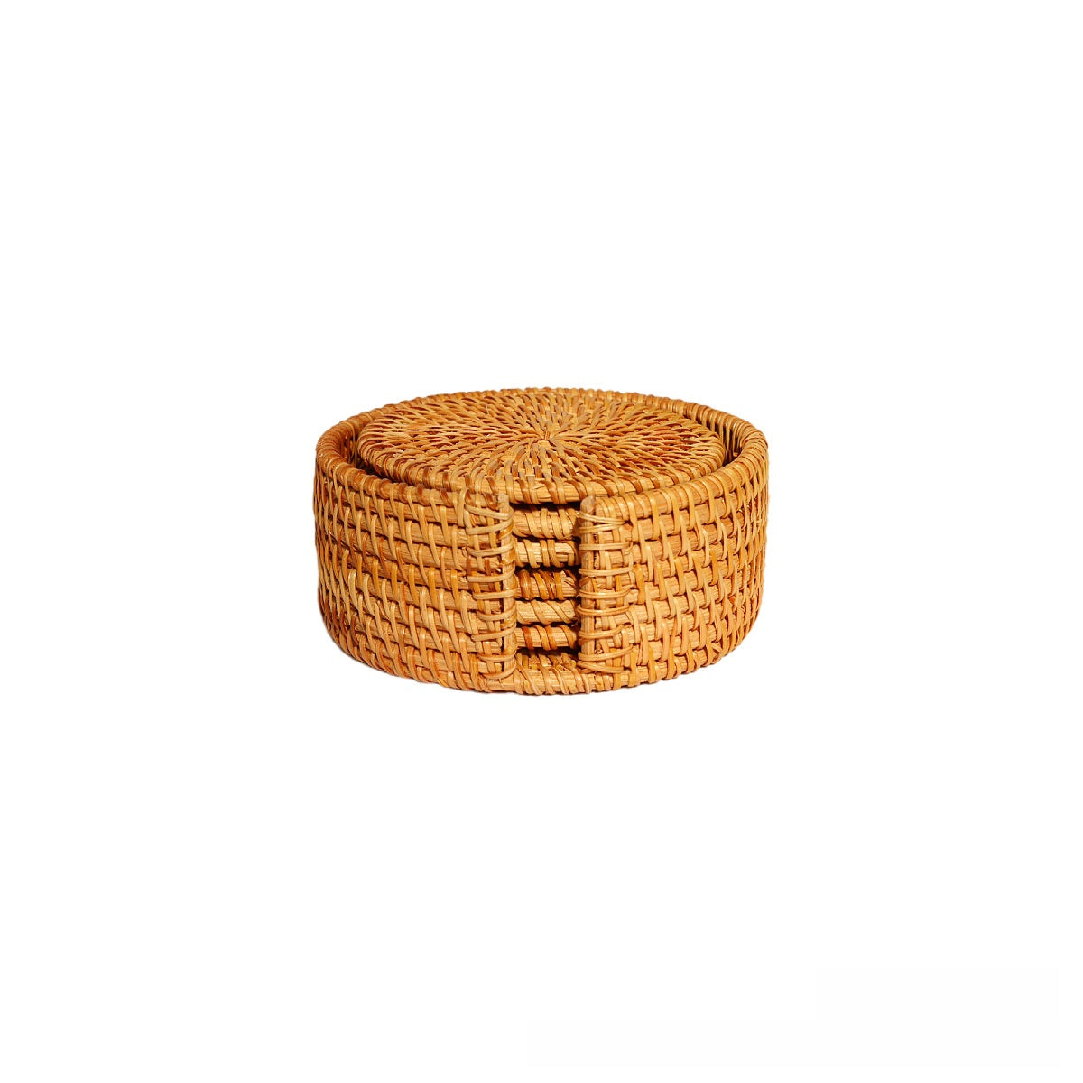 Rattan Woven Tea Ceremony Mat Set