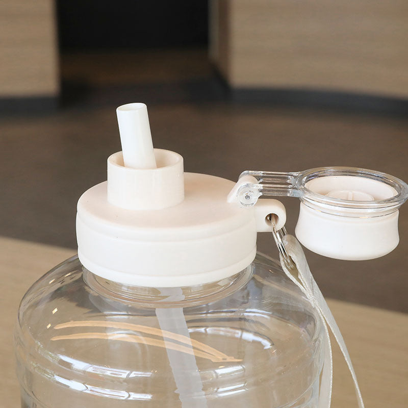 Large Capacity Sports Water Bottle with Straw