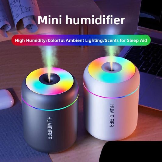 Mini USB Ultrasonic Humidifier with LED Light