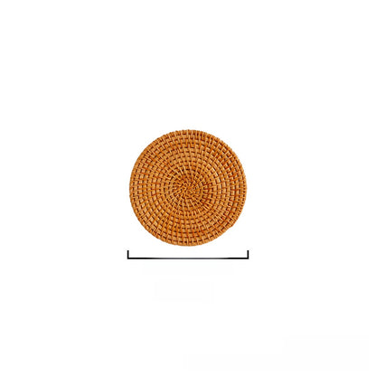 Rattan Woven Tea Ceremony Mat Set