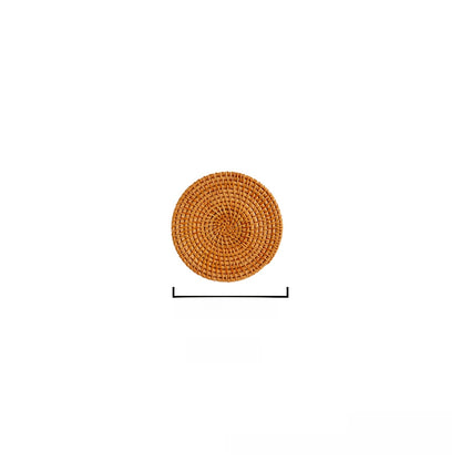 Rattan Woven Tea Ceremony Mat Set