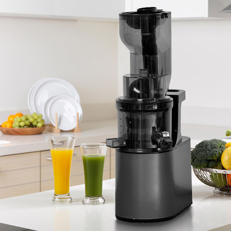 Slow Juicer with Pulp Separator – Nutrient-Preserving Cold Press Juicer (US Plug)
