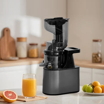 Slow Juicer with Pulp Separator – Nutrient-Preserving Cold Press Juicer (US Plug)