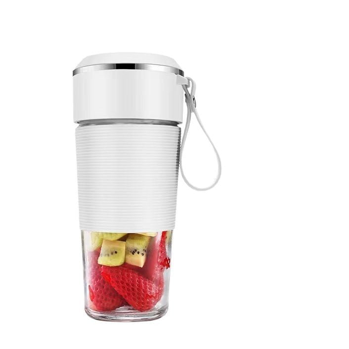 K11 Portable Blender – 6-Blade Glass Cup, Self-Cleaning, 400ml (USB Rechargeable)