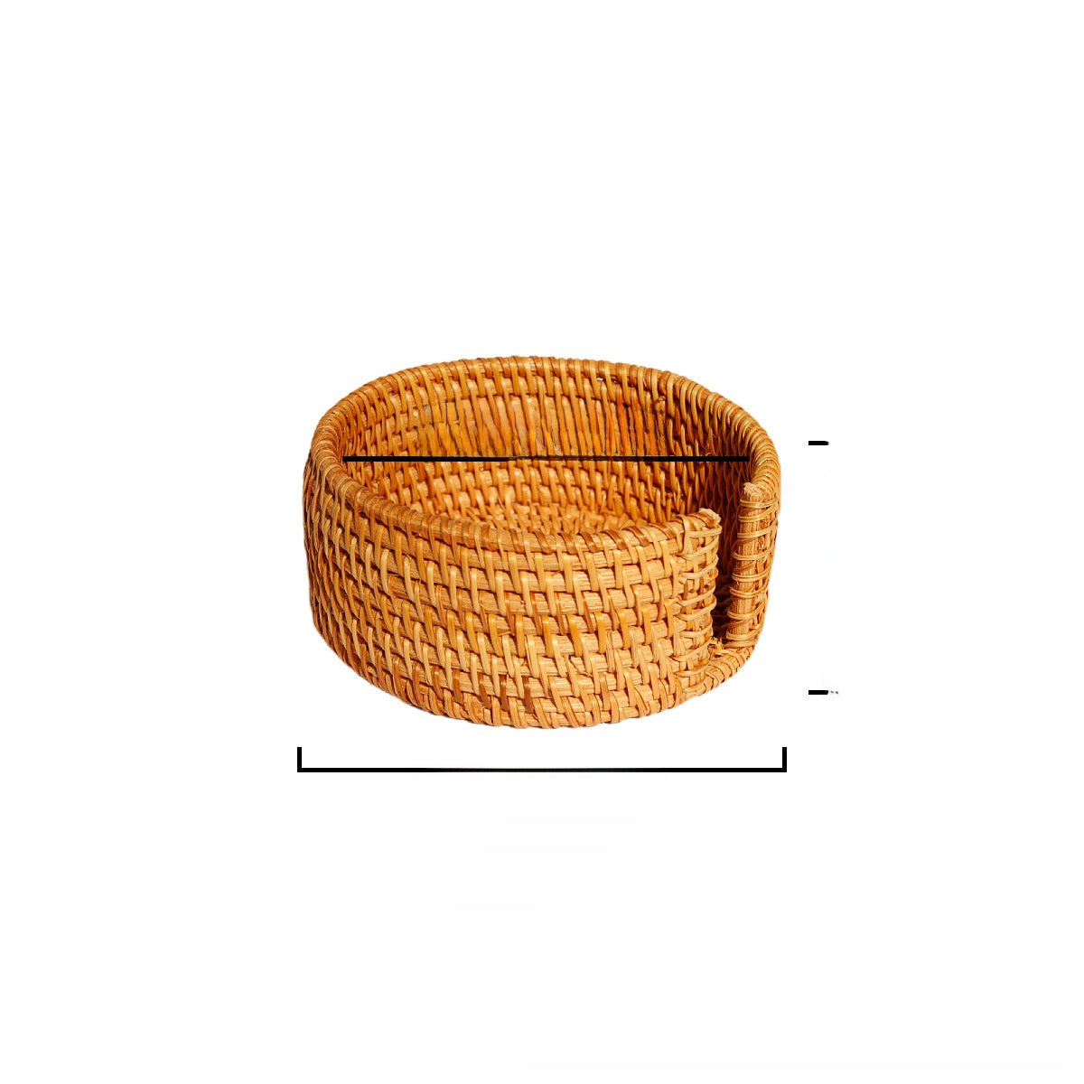 Rattan Woven Tea Ceremony Mat Set