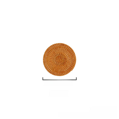 Rattan Woven Tea Ceremony Mat Set