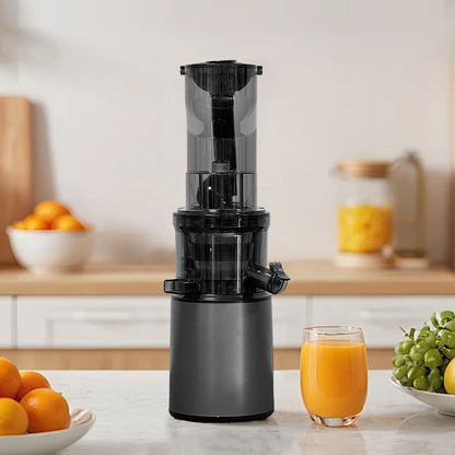 Slow Juicer with Pulp Separator – Nutrient-Preserving Cold Press Juicer (US Plug)