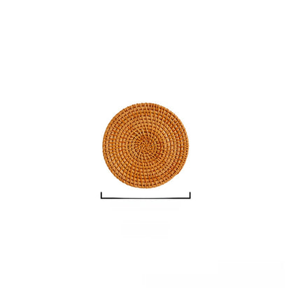 Rattan Woven Tea Ceremony Mat Set