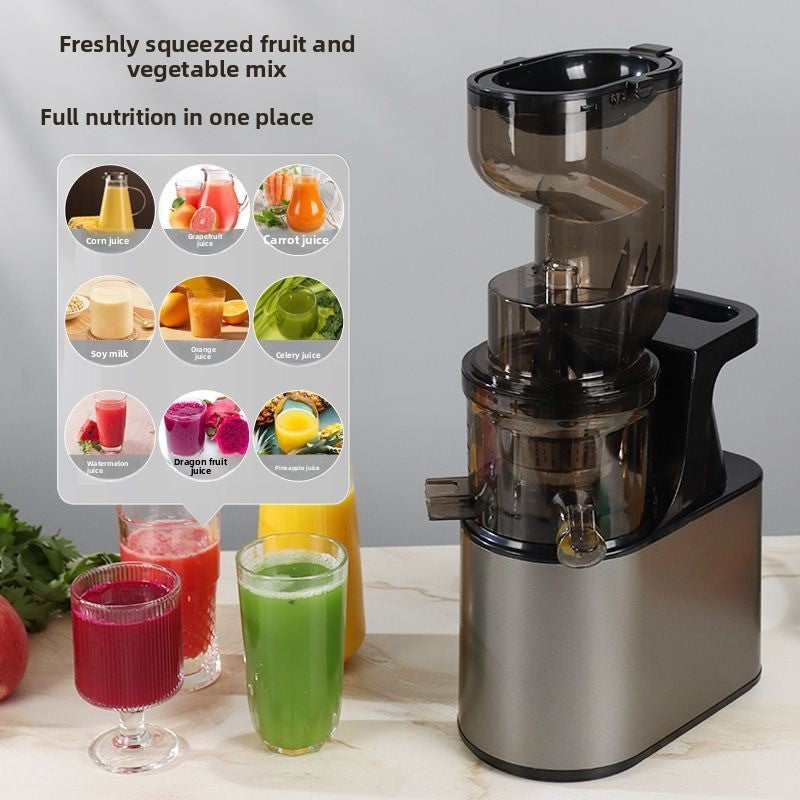 Slow Juicer with Pulp Separator – Nutrient-Preserving Cold Press Juicer (US Plug)